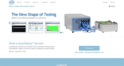 Desktop Screenshot of cts-advantest.com